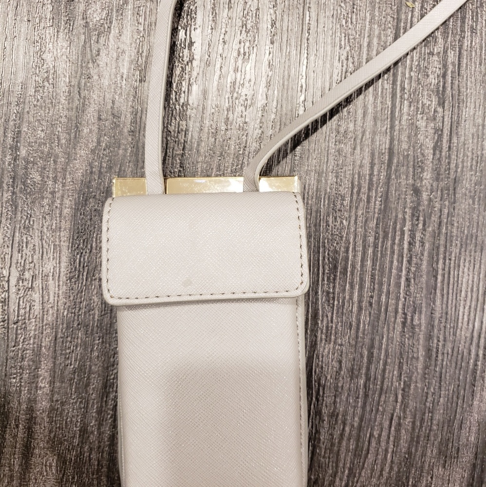 Zara Crossbody leather wallet purse